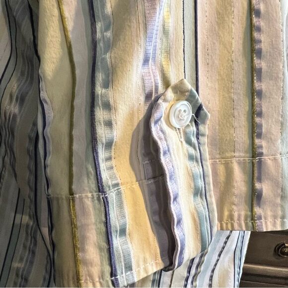 Vintage Ribbon Blouse/Shirt by New York & Company size XL - Picture 7 of 8